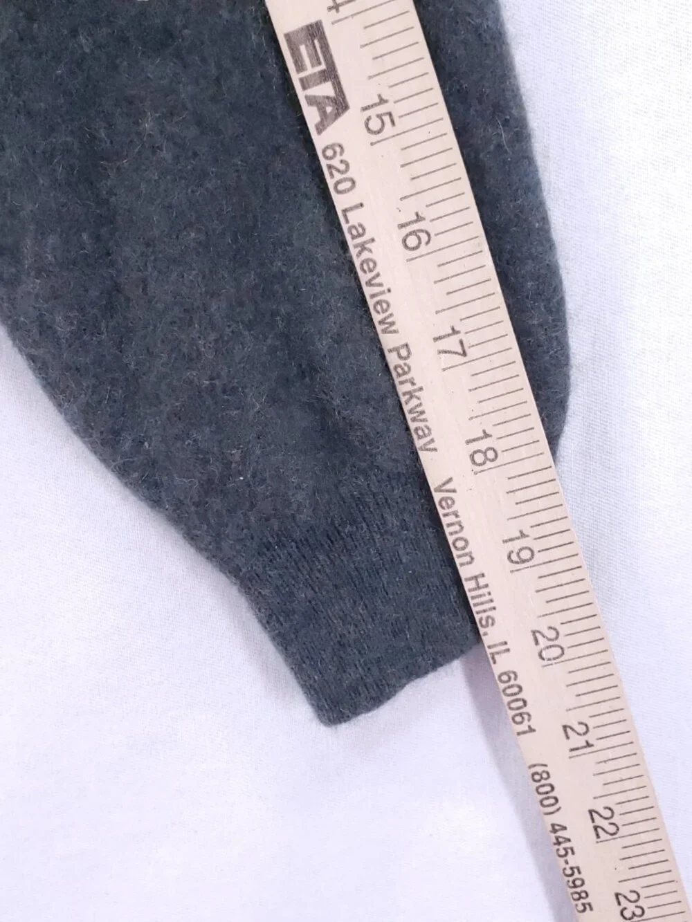 Charter Club 2 Ply 100% Cashmere Sweater Size L Pullover Mock Gray Preppy